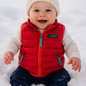 Patagonia Baby Down Sweater Vest Size 3-6 months